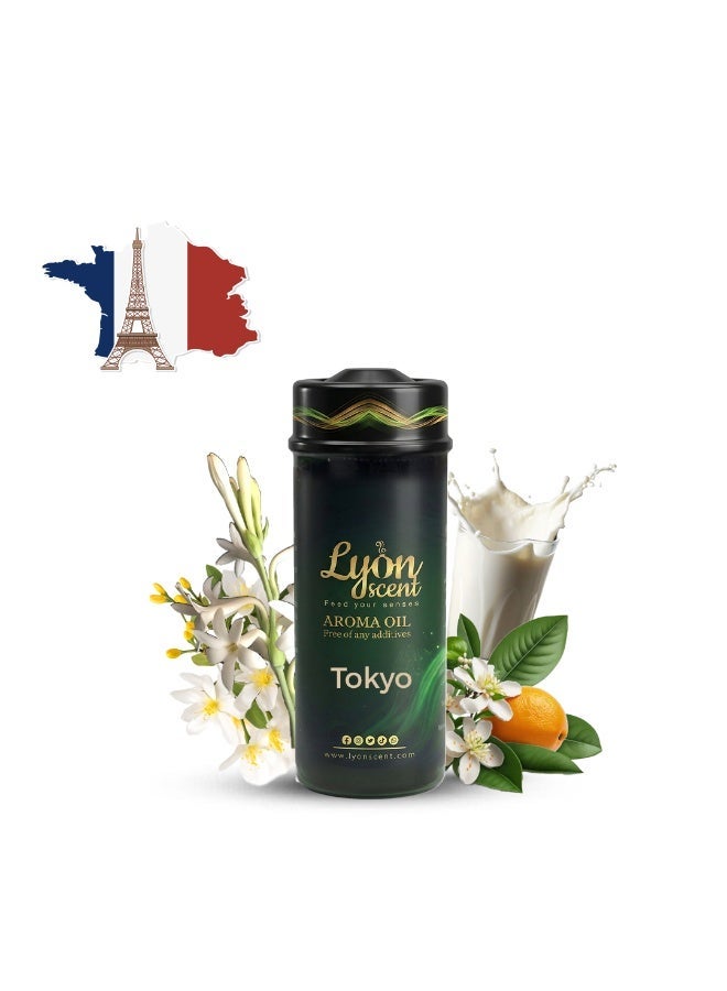 Lyon Scent Aroma Oil, 100% Pure Oil, Perfume for Air Freshener, Diffuser Aroma, Fragrance Oil, Air Freshener Oil refill, Essential Scented Oil, Luxurious Scent (TOKYO) - Image 1